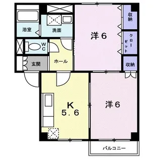 グリーンパレスI【1階】の間取り