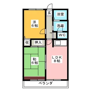 ウィーグルI【2階】の間取り