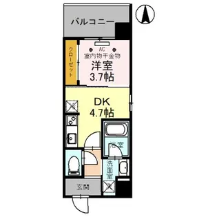 EL-Sia Shin-Osaka【5階】の間取り