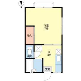 フローラル山王【2階】の間取り