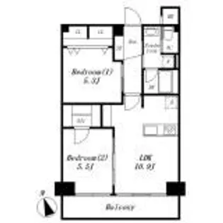 ハイラーク木場【7階】の間取り