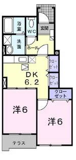 ベル・アヴニール【1階】の間取り