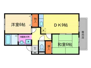 セジュ-ル・ファミリ-【1階】の間取り