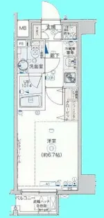 ブライズ東雪谷アジールコート【3階】の間取り