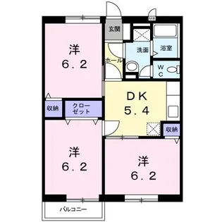 クレール南青山【1階】の間取り