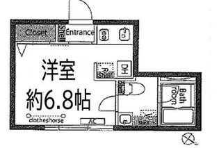 アヴァンタージュ恵比寿【4階】の間取り