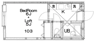 ティーケーOntake【1階】の間取り