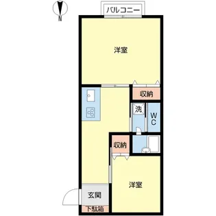 松江ビル【4階】の間取り