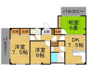 ベルウッド鈴木【4階】の間取り