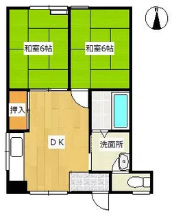 ファミールHIRO C【1階】の間取り