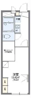 レオパレスアベニール【2階】の間取り