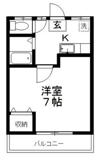 アースパックス1号棟【2階】の間取り