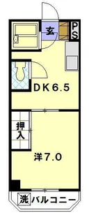 中尾ビル(大橋)【4階】の間取り