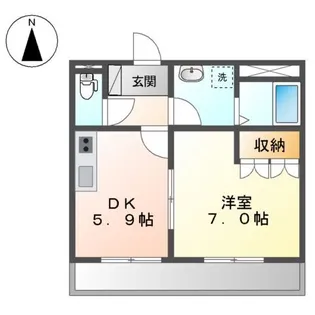 サクセス【1階】の間取り