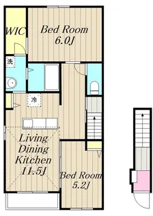 フォルトゥーナ ノール【2階】の間取り