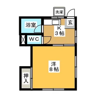 コーポK【2階】の間取り