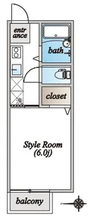 サンライズタウンK【1階】の間取り