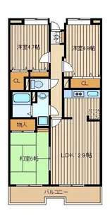 ベルアージュ都立家政【1階】の間取り