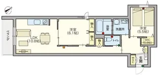 【シニア限定】ヘーベルヴィレッジひばりが丘【3階】の間取り