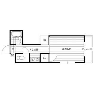 ヴィラ千田【3階】の間取り