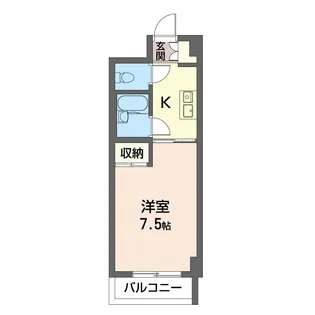 メルヴェイユ【3階】の間取り