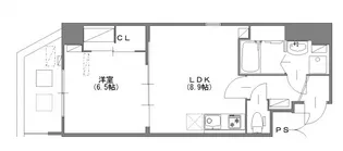 八丁堀iBLD.【9階】の間取り