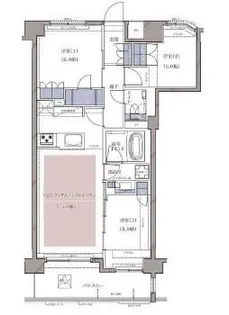 ディームス横濱青木町【10階】の間取り