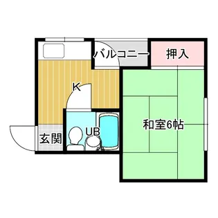 グレース岸里【2階】の間取り