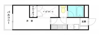 ルームサンコート【2階】の間取り