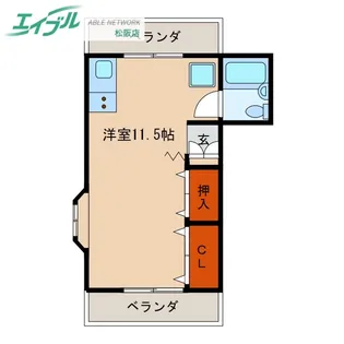 コーポ泉【2階】の間取り