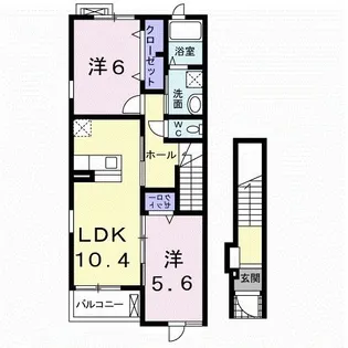 グレイス(grace)【2階】の間取り