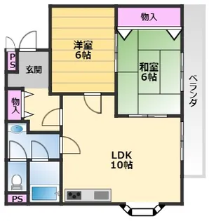 カサドエムズ【4階】の間取り