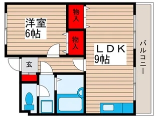 ドルトワ-ル篠崎【2階】の間取り