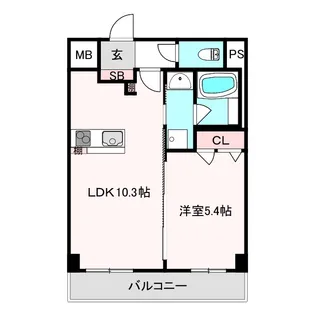 Ms arte上小阪【4階】の間取り