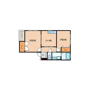 サーレブッローネ6(醒ヶ井町)【1階】の間取り