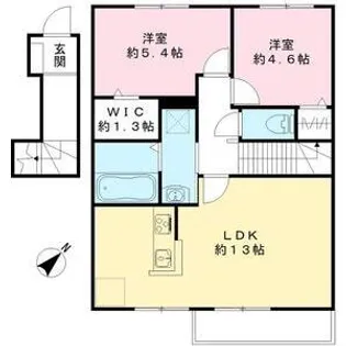 YOUR MAISON Blanc【2階】の間取り