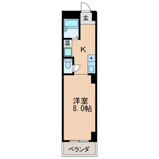ハウス108筒井【3階】の間取り