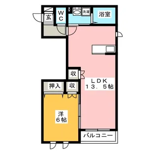 ペルラパラッツォ【1階】の間取り