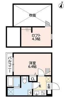 ガーデンオアシス【2階】の間取り