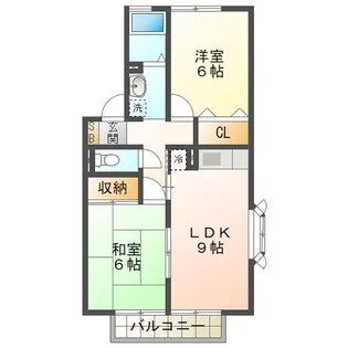 セ・モアA【2階】の間取り