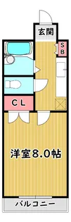フレンドハイツ塚本【2階】の間取り