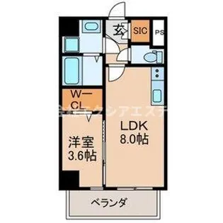 KAUNIS LUSSO【5階】の間取り