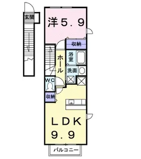 セレーノヴィオラA【2階】の間取り