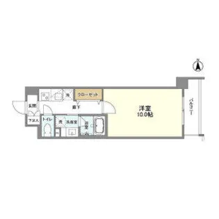 コンフォリア西宮【7階】の間取り