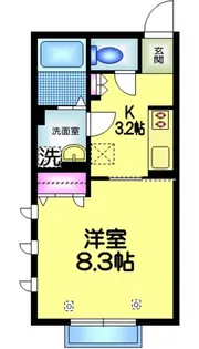 グリーンクレスト【2階】の間取り