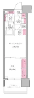 レジディア門前仲町プレイス【3階】の間取り