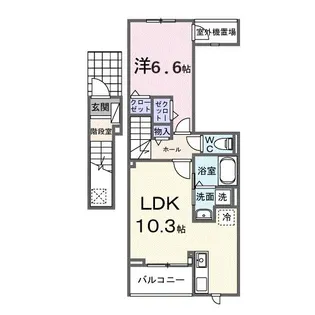 ヴェルデ・フレスコ【2階】の間取り