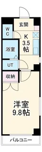 ポレール梅林【7階】の間取り