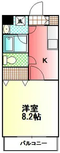 エリタージュ【1階】の間取り