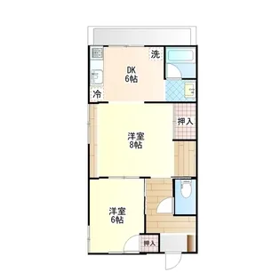 ディオール青山【2階】の間取り